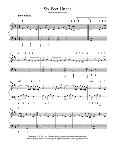 Six Feet Under (arr. Andrew Goodloe)