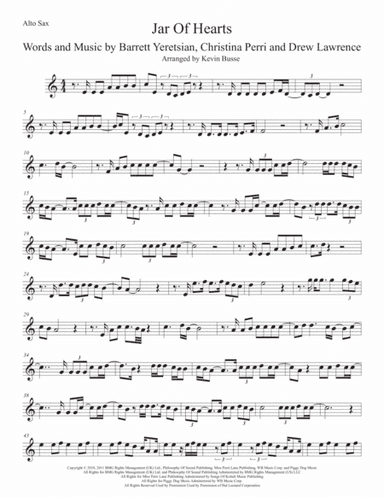 Jar Of Hearts (arr. Kevin Busse)