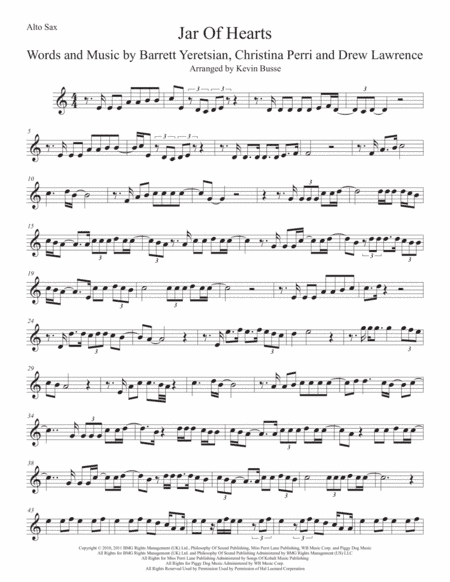 Jar Of Hearts (arr. Kevin Busse)