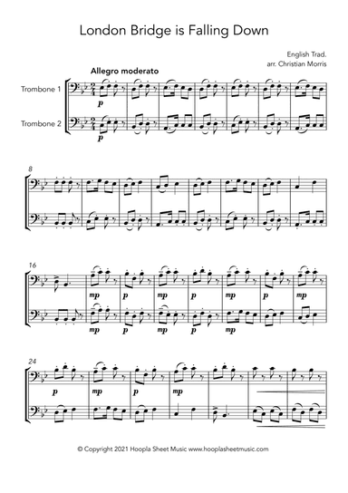 London Bridge is Falling Down (3 Ways) (arr. Christian Morris)