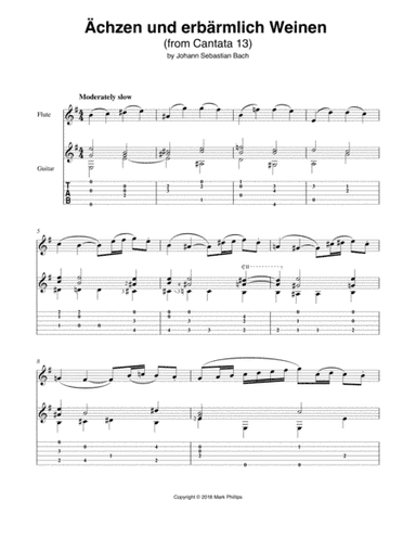 Ächzen und erbärmlich Weinen (Excerpt) (arr. Mark Phillips)