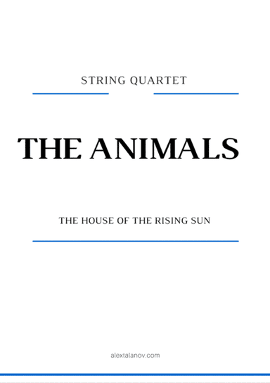 The House Of The Rising Sun (arr. Alex Talanov)
