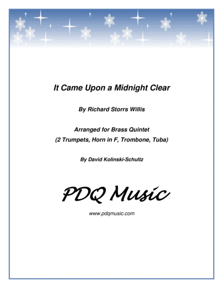 It Came Upon a Midnight Clear (arr. David Kolinski-Schultz)