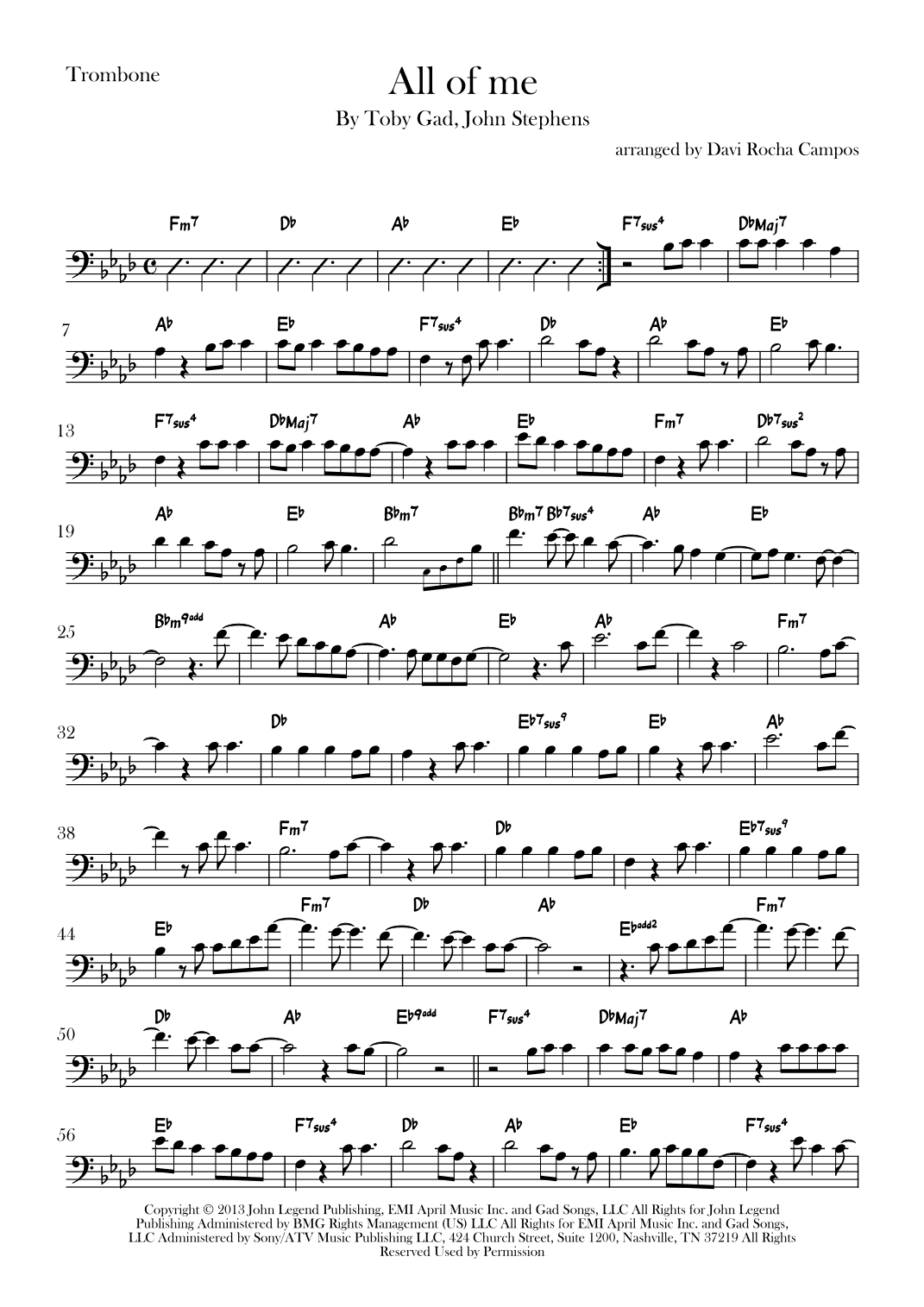 All Of Me (arr. Davi Rocha Campos)