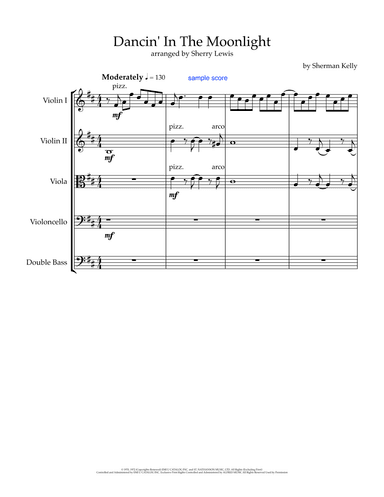 Dancin' In The Moonlight (arr. Sherry Lewis)