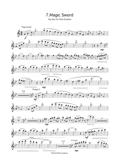 7. Magic Sword ~Toy Box for Flute and Piano~