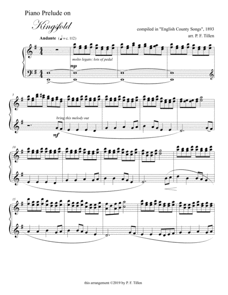 Piano Prelude on KINGSFOLD (arr. PFTMusic)