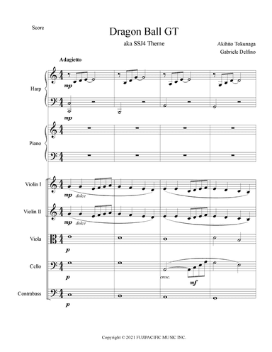Dragon Ball Gt (arr. Gabriele Delfino)