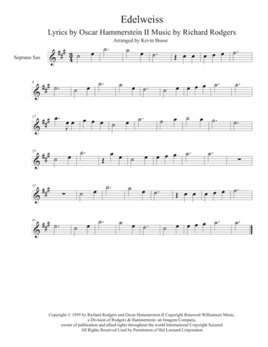 Edelweiss (arr. Kevin Busse)