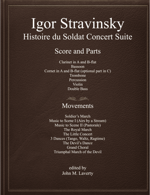 Histoire du Soldat Concert Suite (arr. John M. Laverty)