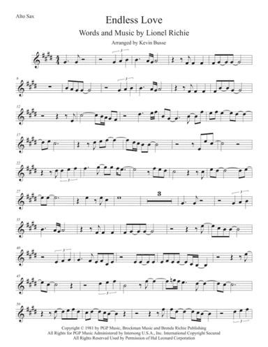 Endless Love (arr. Kevin Busse)