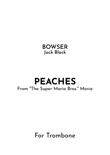 Peaches (arr. Jireh J.)