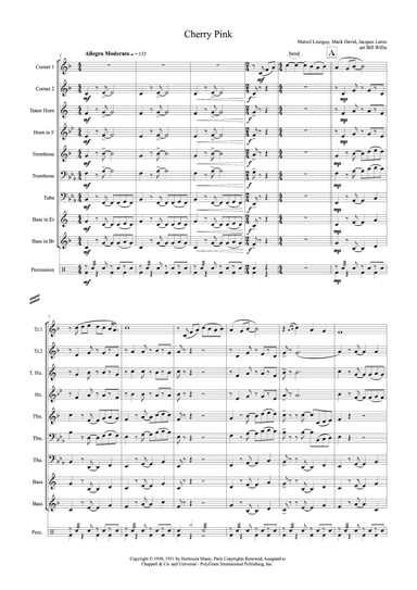 Cherry Pink And Apple Blossom White (arr. Bill Willis)