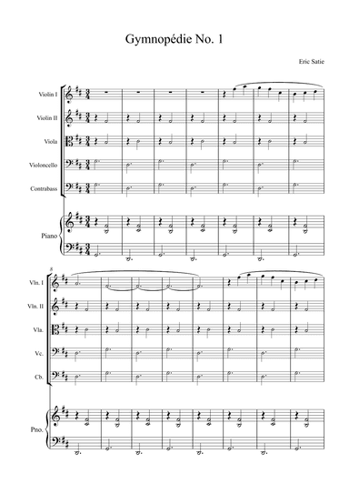 Gymnopédie No. 1 (arr. Alex Nunes Rodrigues)