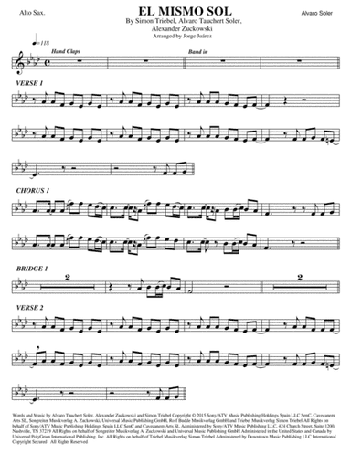 El Mismo Sol (arr. Jorge Juárez)