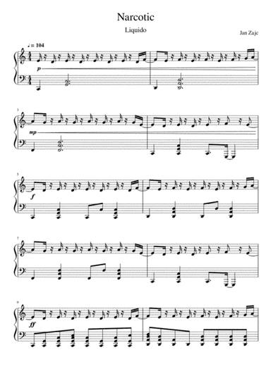 Narcotic (arr. Jan Zajc)