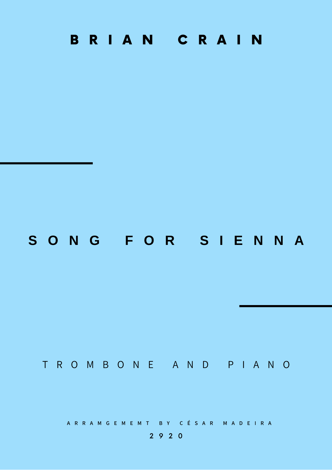 Song For Sienna (arr. César Madeira)