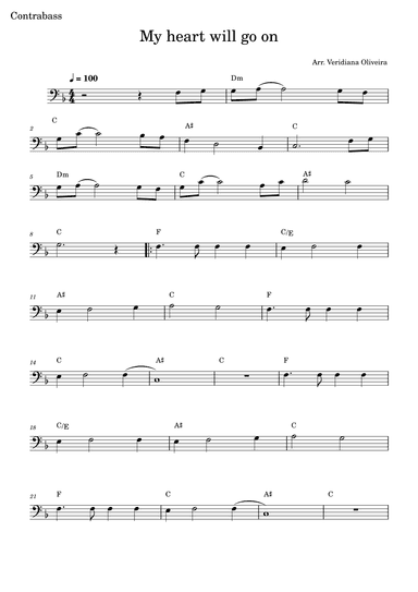 My Heart Will Go On (love Theme From 'titanic') (arr. Veridiana Oliveira)