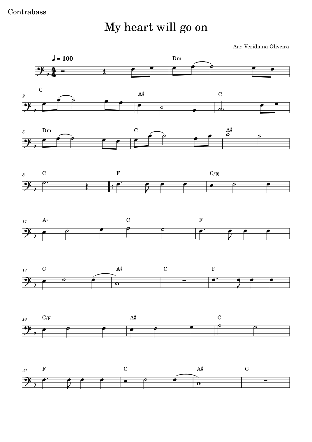 My Heart Will Go On (love Theme From 'titanic') (arr. Veridiana Oliveira)