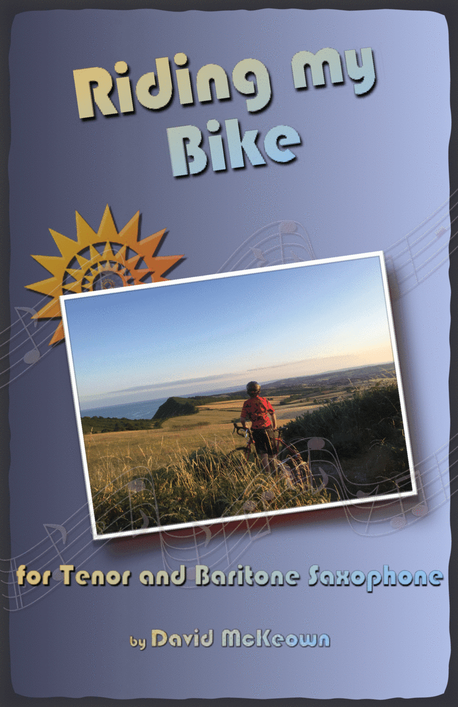 Riding My Bike for Tenor and Baritone Saxophone Duet
