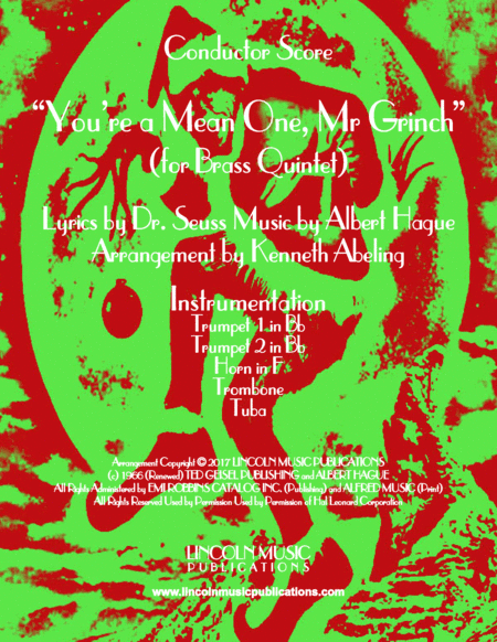 You're A Mean One, Mr. Grinch (arr. Kenneth Abeling)