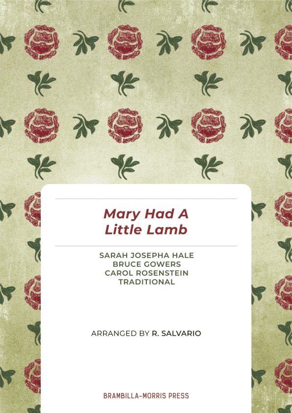 Mary Had A Little Lamb (arr. R. Salvario)