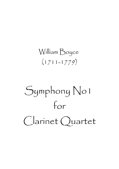 Symphony No.1 (arr. Spence Bundy)