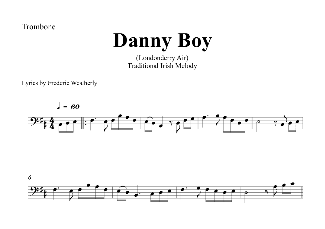 Danny Boy (Londonderry Air) (arr. Gabriel Oliveira)