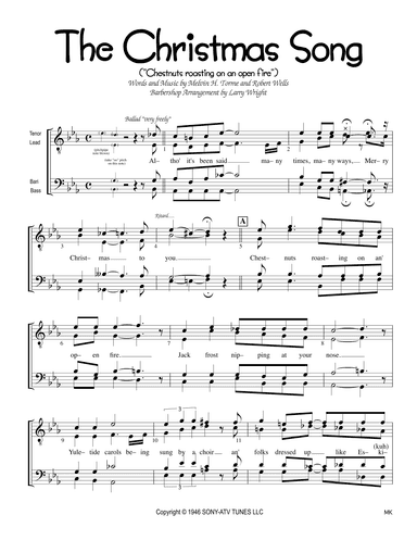 The Christmas Song (chestnuts Roasting On An Open Fire) (arr. Larry Wright)