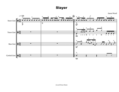 Slayer (Drumline Cadence)