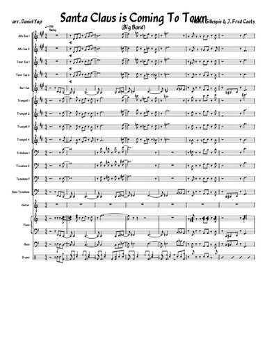 Santa Claus Is Comin' To Town (arr. Daniel Yap)