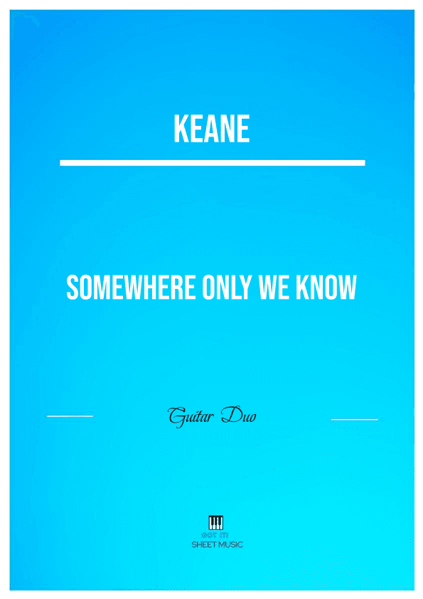 Somewhere Only We Know (arr. ANDRE LAITANO)