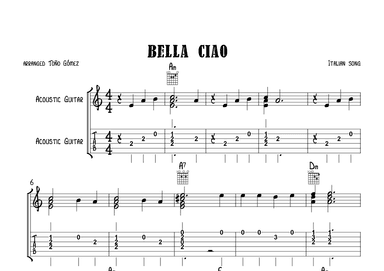 Bella Ciao (arr. Toño Gómez)