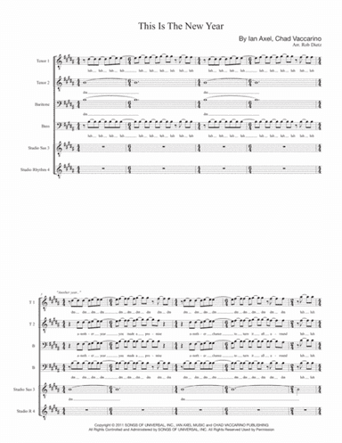 This Is The New Year (arr. Rob Dietz)
