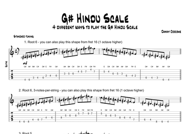 G# Hindu Scale (4 Ways to Play)