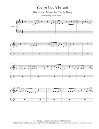 You've Got A Friend (arr. Kevin Busse)