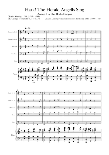 Hark! The Herald Angells Sing (arr. Davi Rocha Campos)