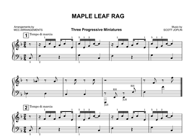 Maple Leaf Rag (arr. MCC Arrangements)