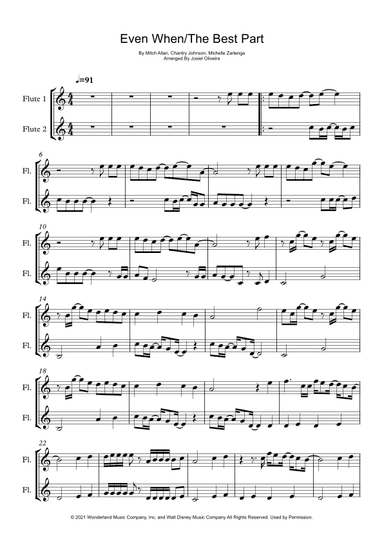 Even When/the Best Part (arr. Josiel Oliveira)
