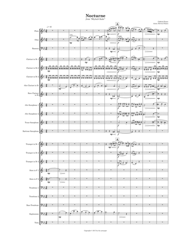Nocturne from Shylock Suite (arr. Steven Nunes)