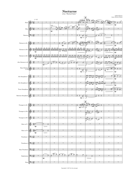 Nocturne from Shylock Suite (arr. Steven Nunes)