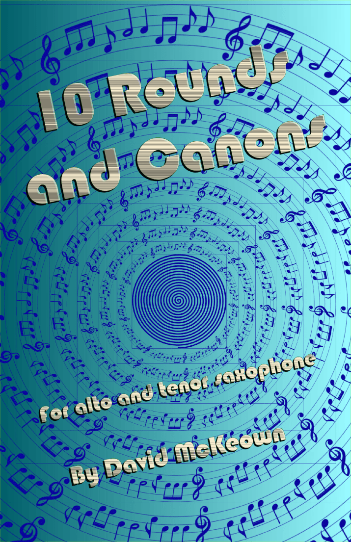10 Rounds and Canons for Alto and Tenor Saxophone Duet