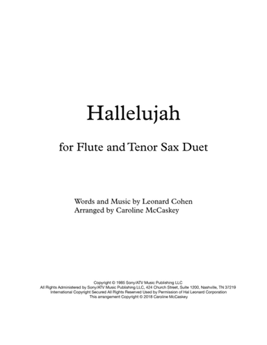 Hallelujah (arr. Caroline McCaskey)