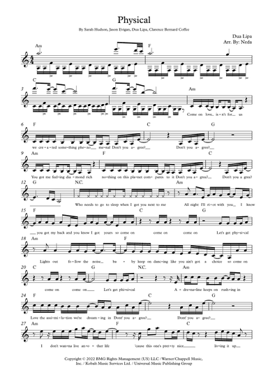 Physical (arr. Arr. Neda)