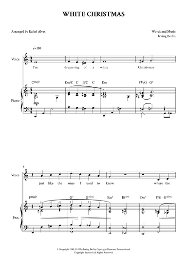 White Christmas (arr. Rafael Alves)