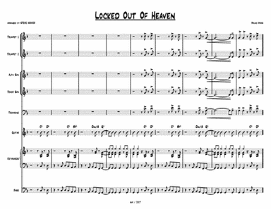 Locked Out Of Heaven (arr. Steve Hoover)