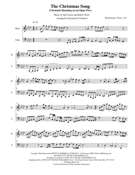 The Christmas Song (Chestnuts Roasting On An Open Fire) (arr. Kenneth D. Friedrich)