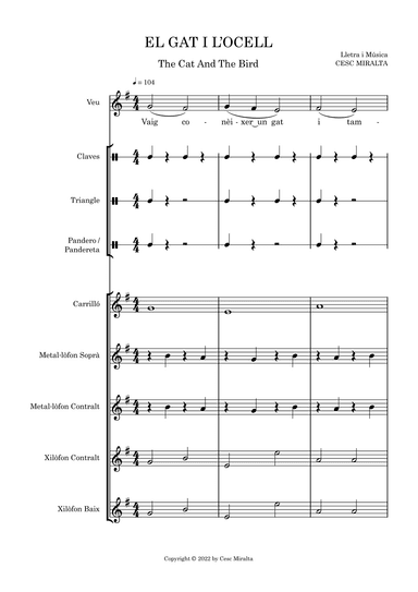 EL GAT I L'OCELL Orff