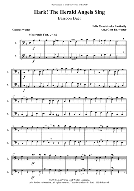 Hark! The Herald Angels Sing (arr. Gert Th. Walter)