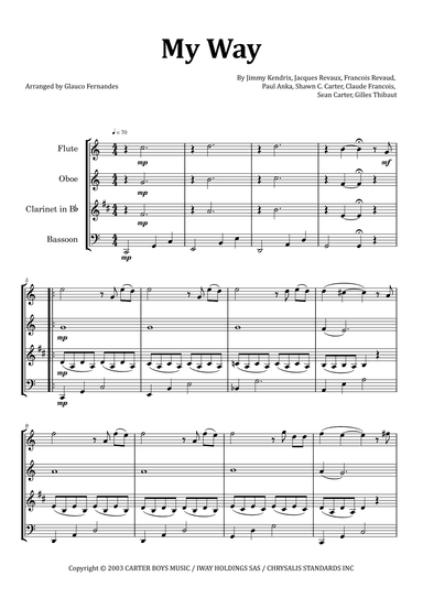 I Did It My Way (arr. Glauco Fernandes)